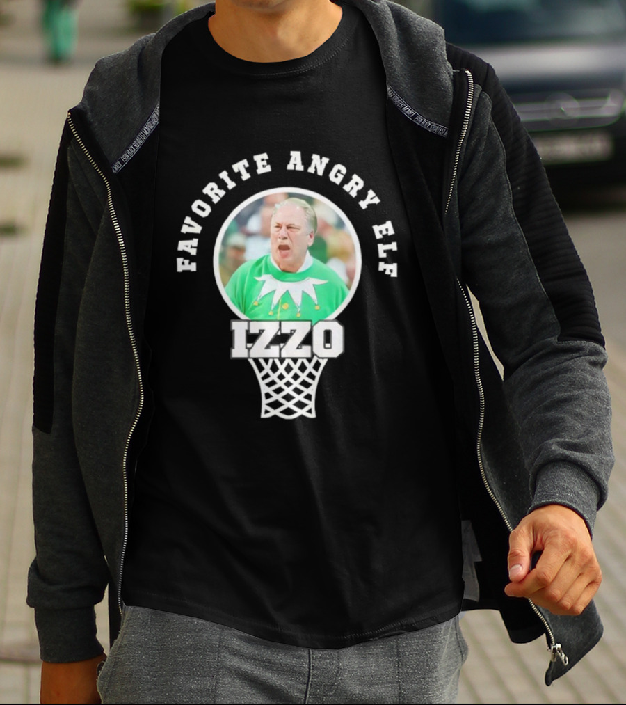 Favorite Angry Elf Izzo Basketball Coach Green Outfit T-Shirt