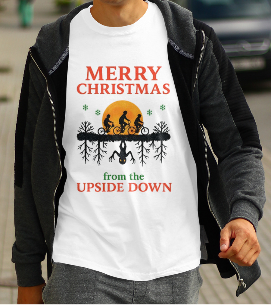 Merry Christmas From The Upside Down Stranger Things T-Shirt