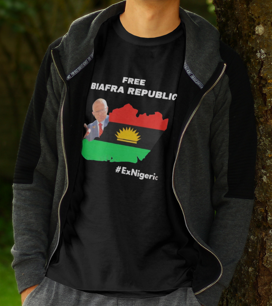 Free Biafra Republic ExNigeria Gunther Fehlinger Movement T-Shirt