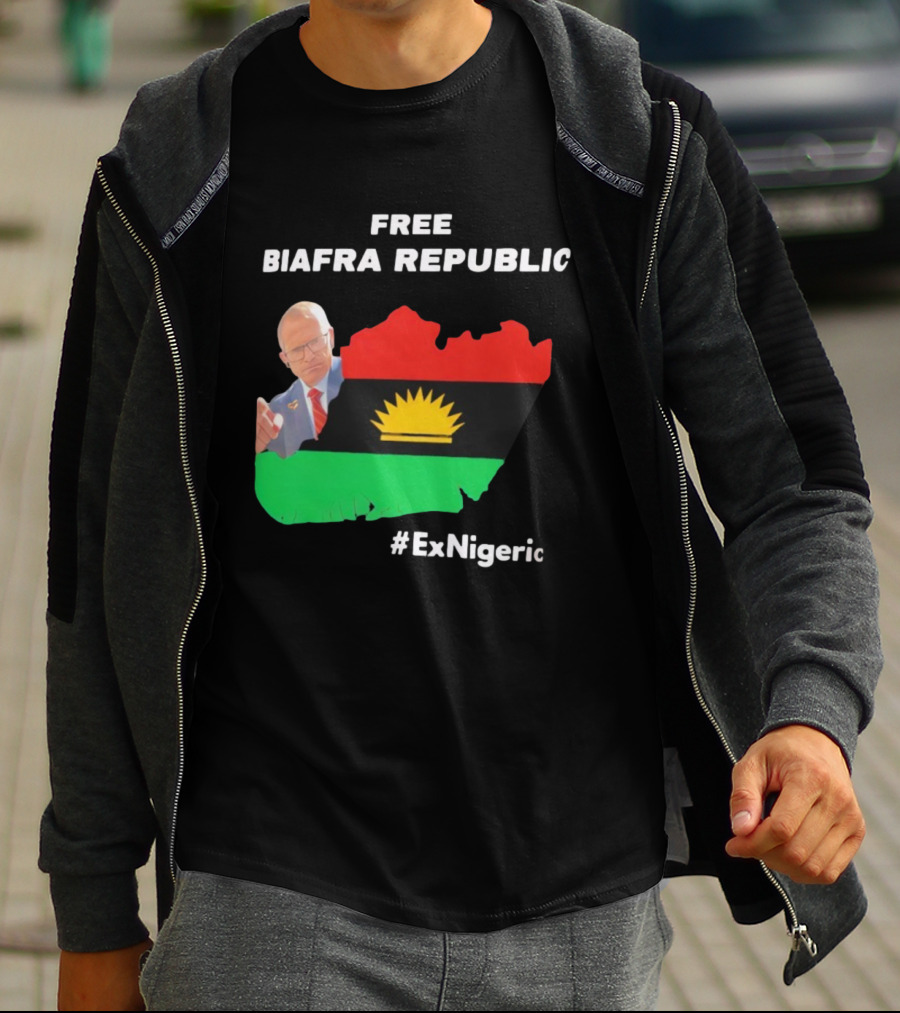 Free Biafra Republic ExNigeria Gunther Fehlinger Movement T-Shirt