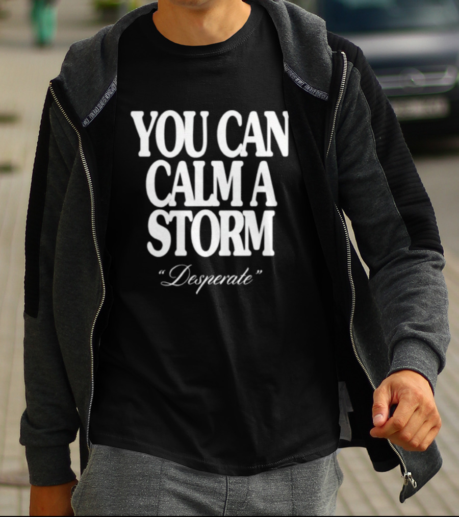 You Can Calm A Storm Desperate Jamie Macdonald T-Shirt