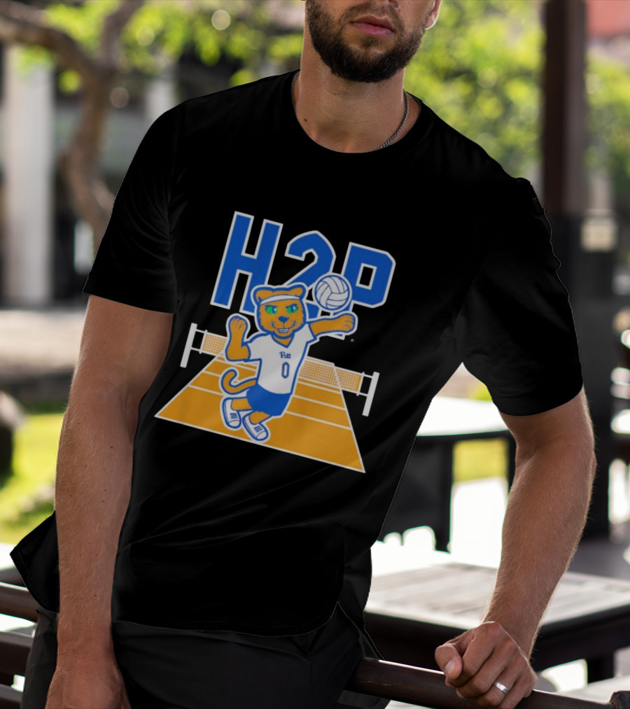 Pitt H2P Volleyball Roc Mascot Sports Team Apparel T-Shirt