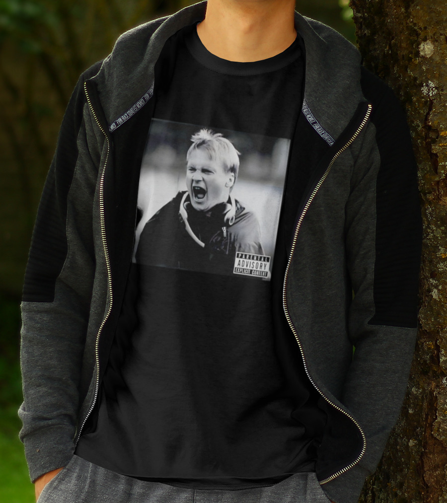 Coach Gruden Parental Advisory Explicit Content Album Cover T-Shirt