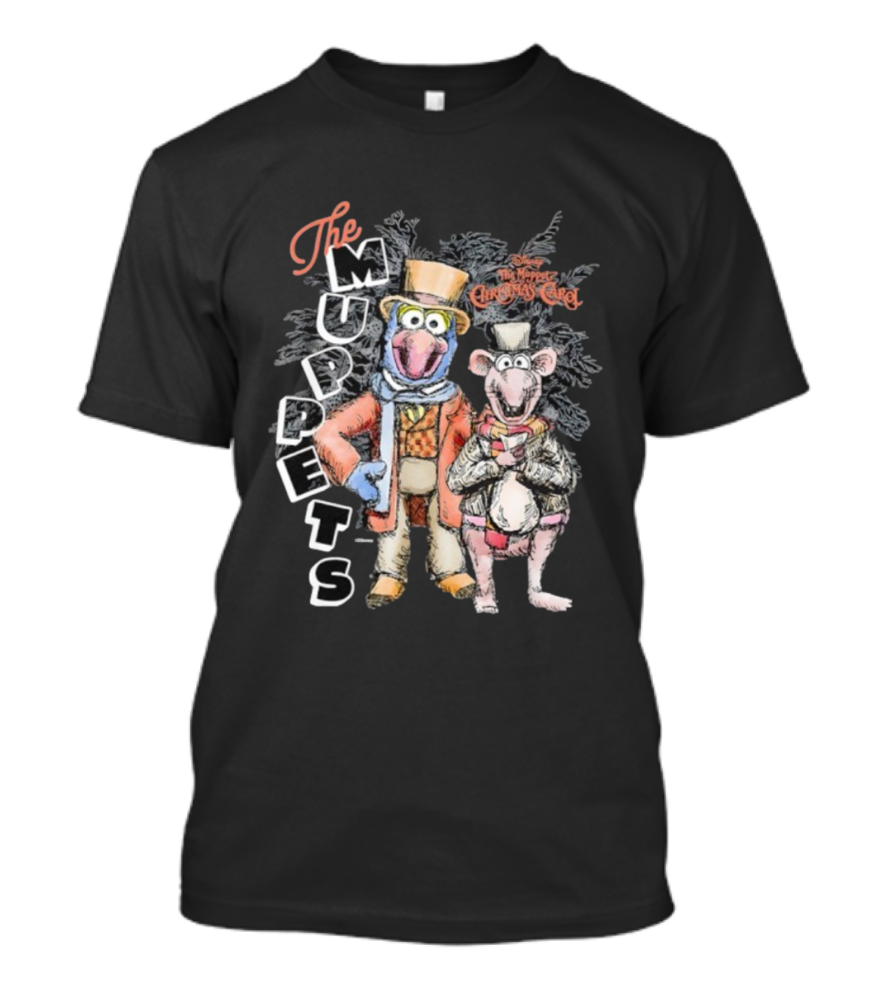 The Muppets Disney The Muppet Christmas Carol Gonzo Rizzo T-Shirt