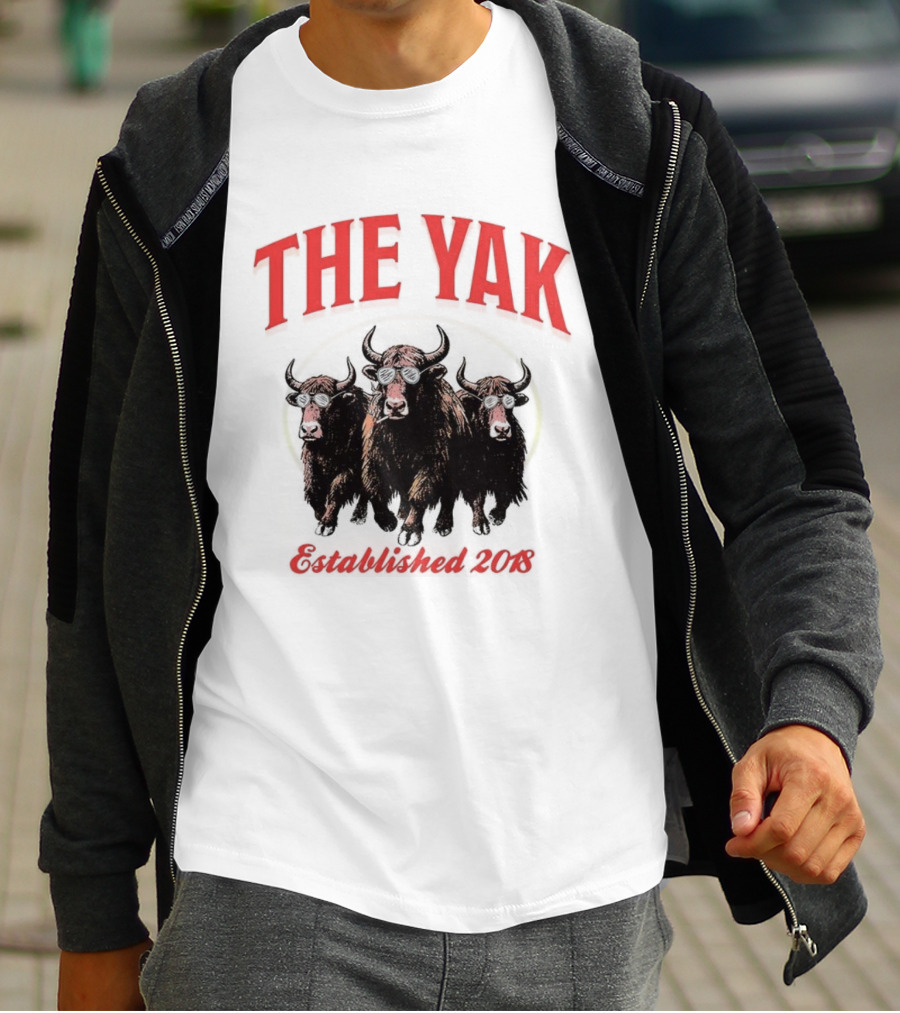The Yak Established 2018 Bulls Podcast Dave Portnoy T-Shirt