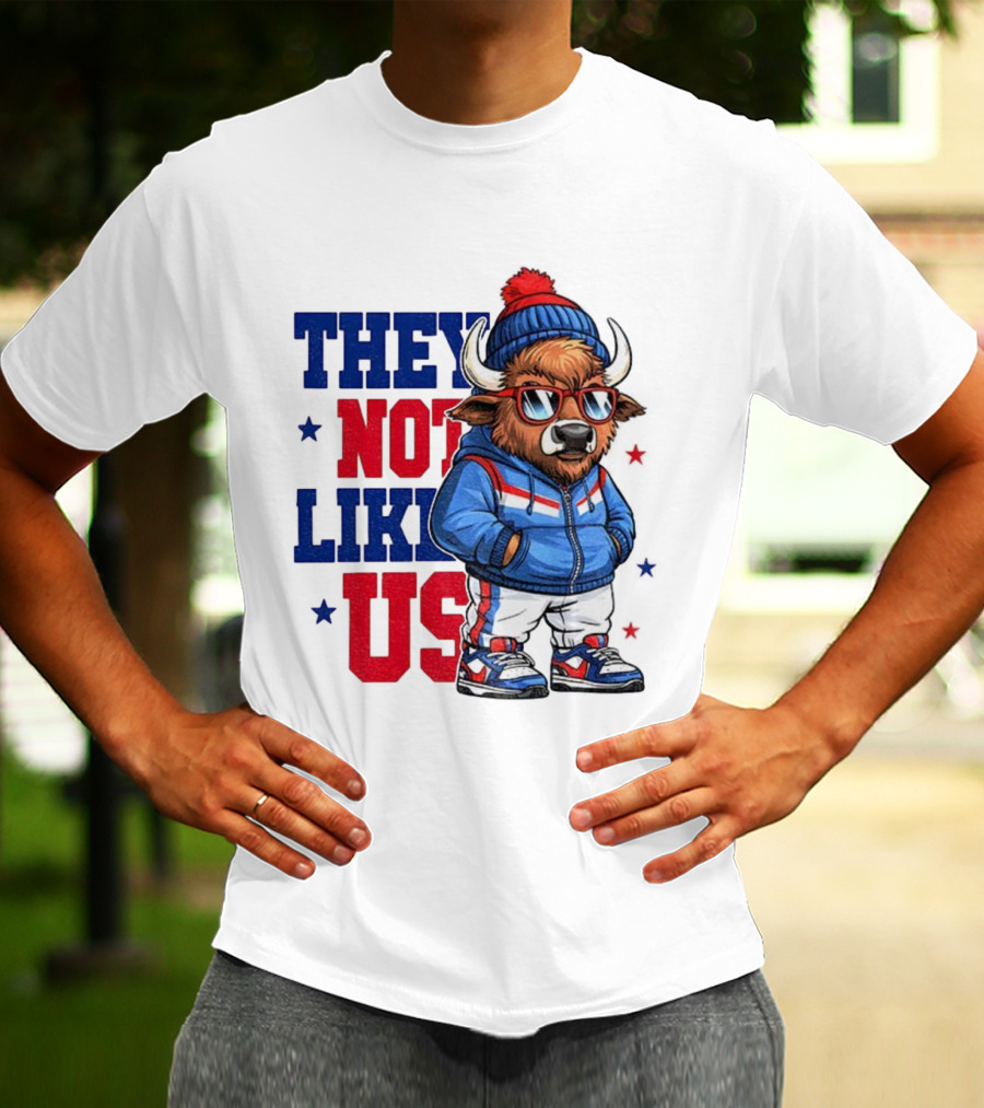 They Not Like Us Buffalo Bills Touchdown 2025 Football NFL T-Shirt