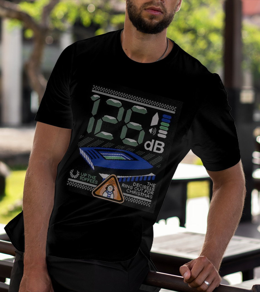 126 Decibels Ring Out This Christmas Stadium Scene T-Shirt