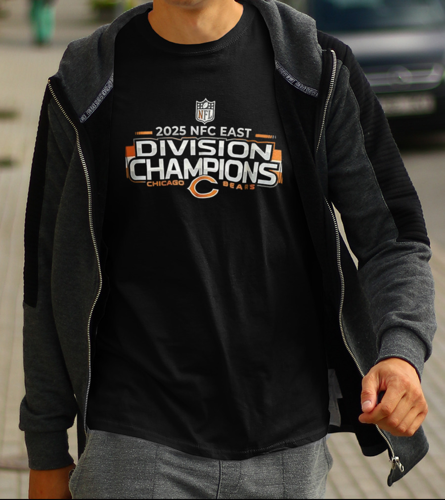 2025 NFC East Division Champions Chicago Bears T-Shirt