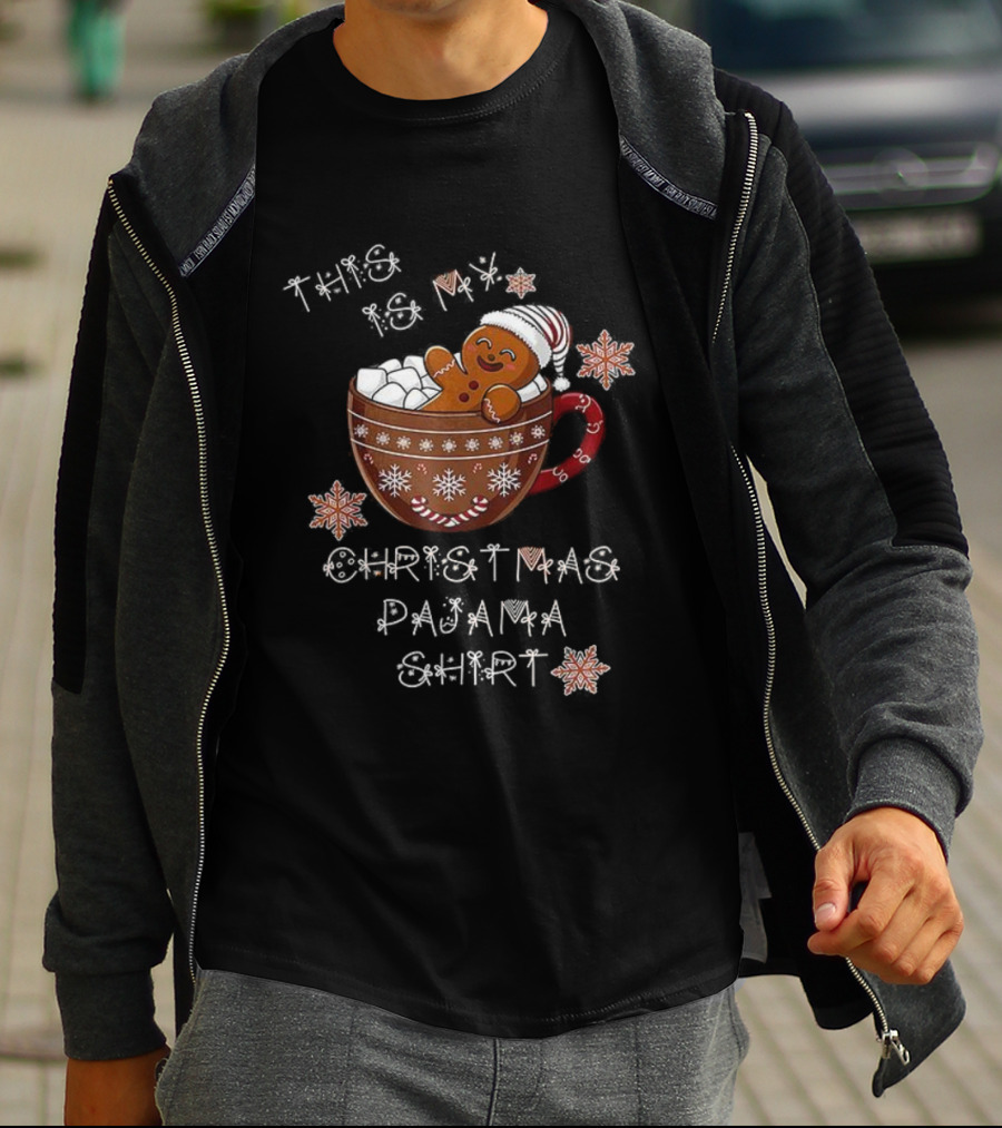 This Is My Gingerbread Christmas Pajama T-Shirt