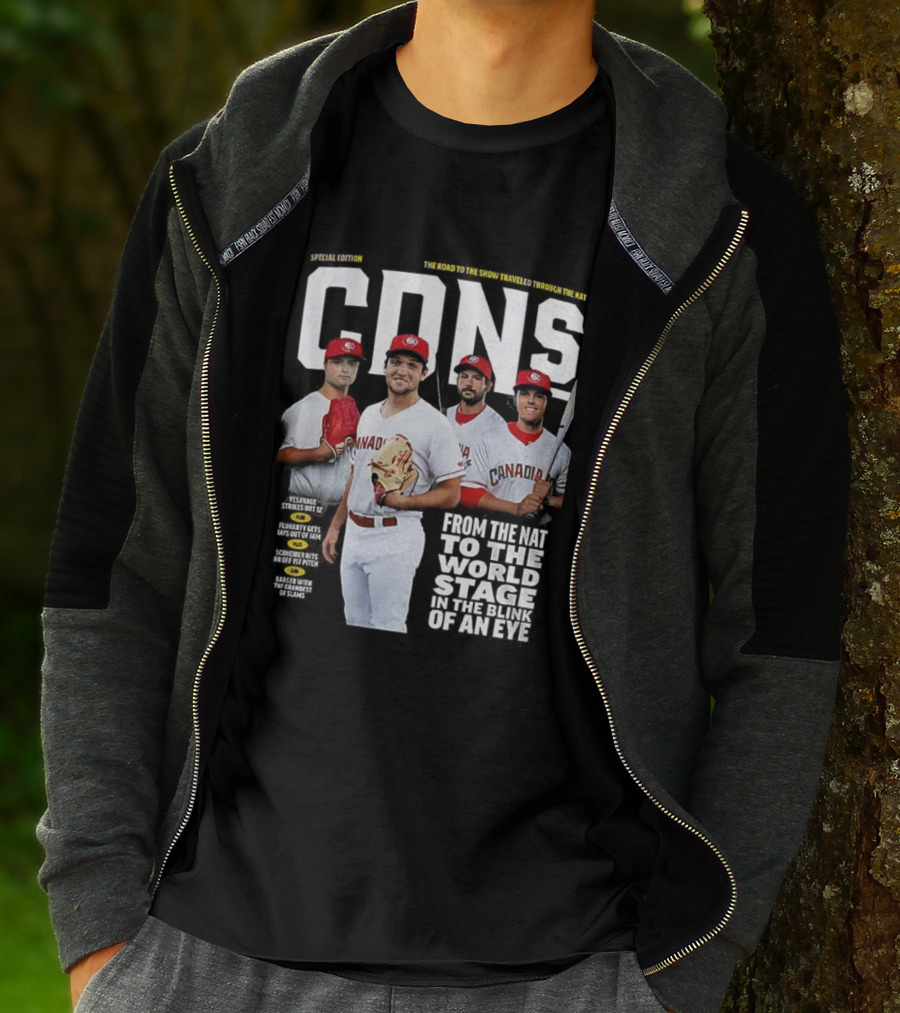 Vancouver Canadians CDN Baseball Journey From The Nat To The World Stage T-Shirt
