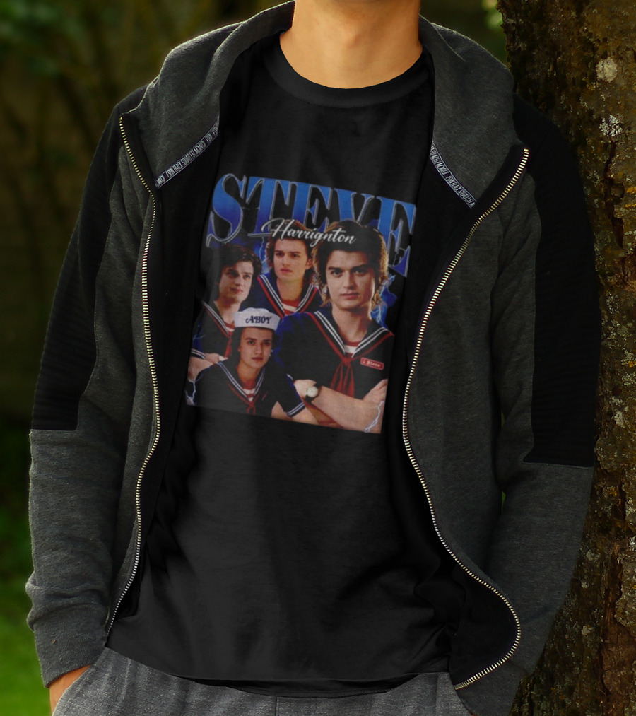 Steve Harrington Vintage Bootleg AHoy 2025 Stranger Things T-Shirt