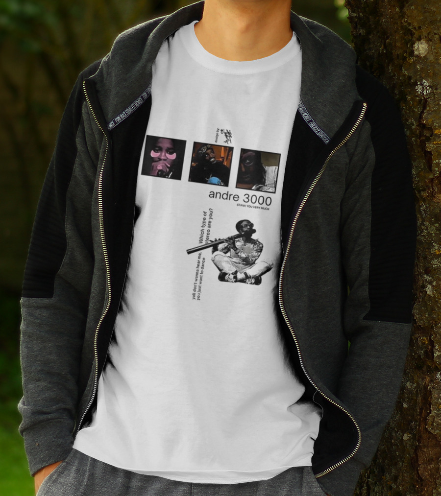 Andre 3000 Stank You Very Much Three Iconic Portraits T-Shirt