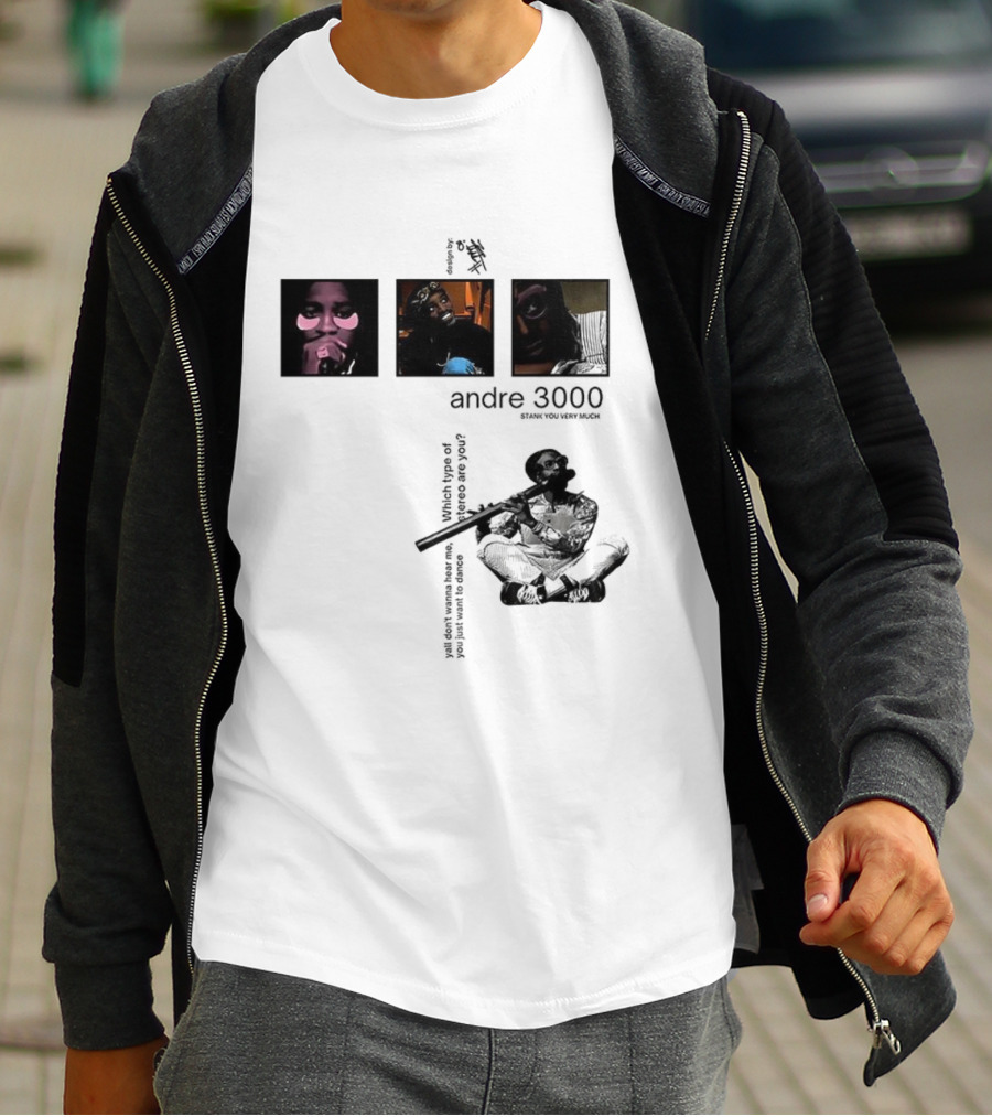 Andre 3000 Stank You Very Much Three Iconic Portraits T-Shirt