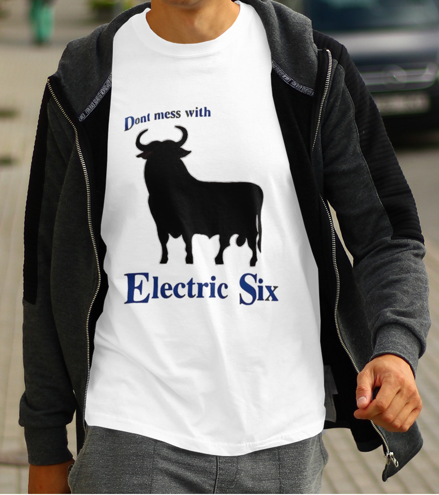 Electric Six Charging Bull Don't Mess With Energy T-Shirt
