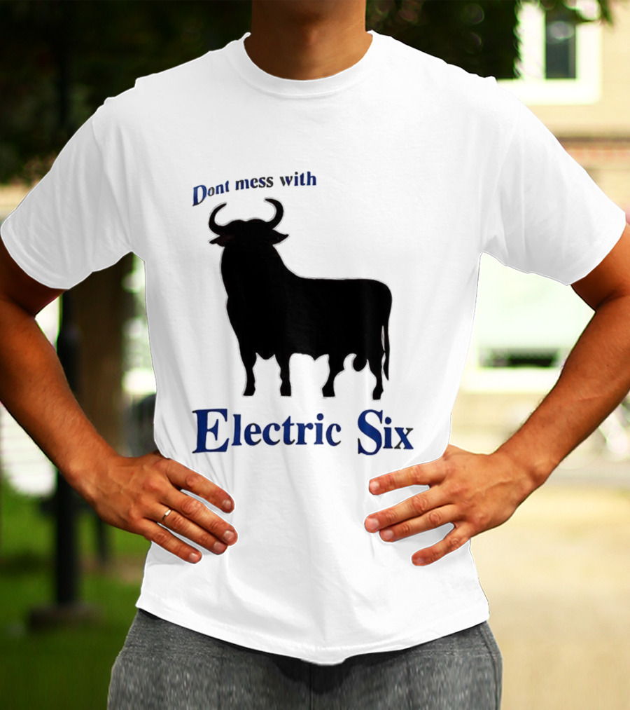 Electric Six Charging Bull Don't Mess With Energy T-Shirt