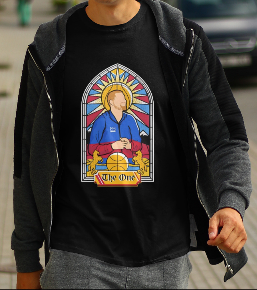 Nikola Jokić The One DMVR Denver Nuggets Basketball Artwork T-Shirt