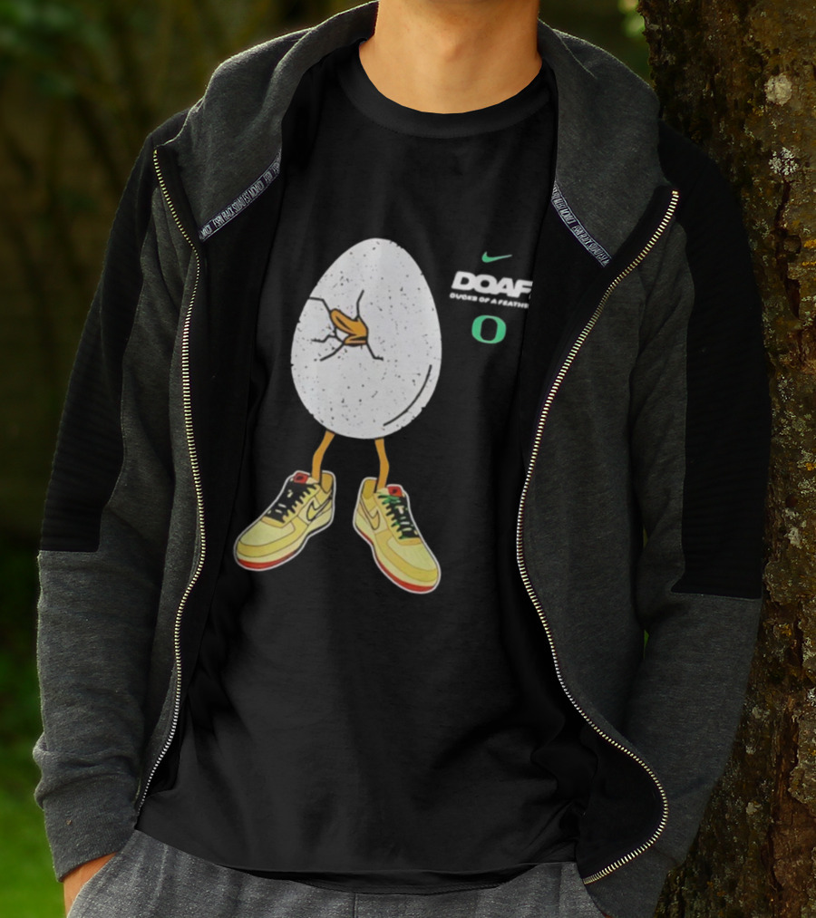 Oregon Football Duck Nike Egg Sneaker Design T-Shirt