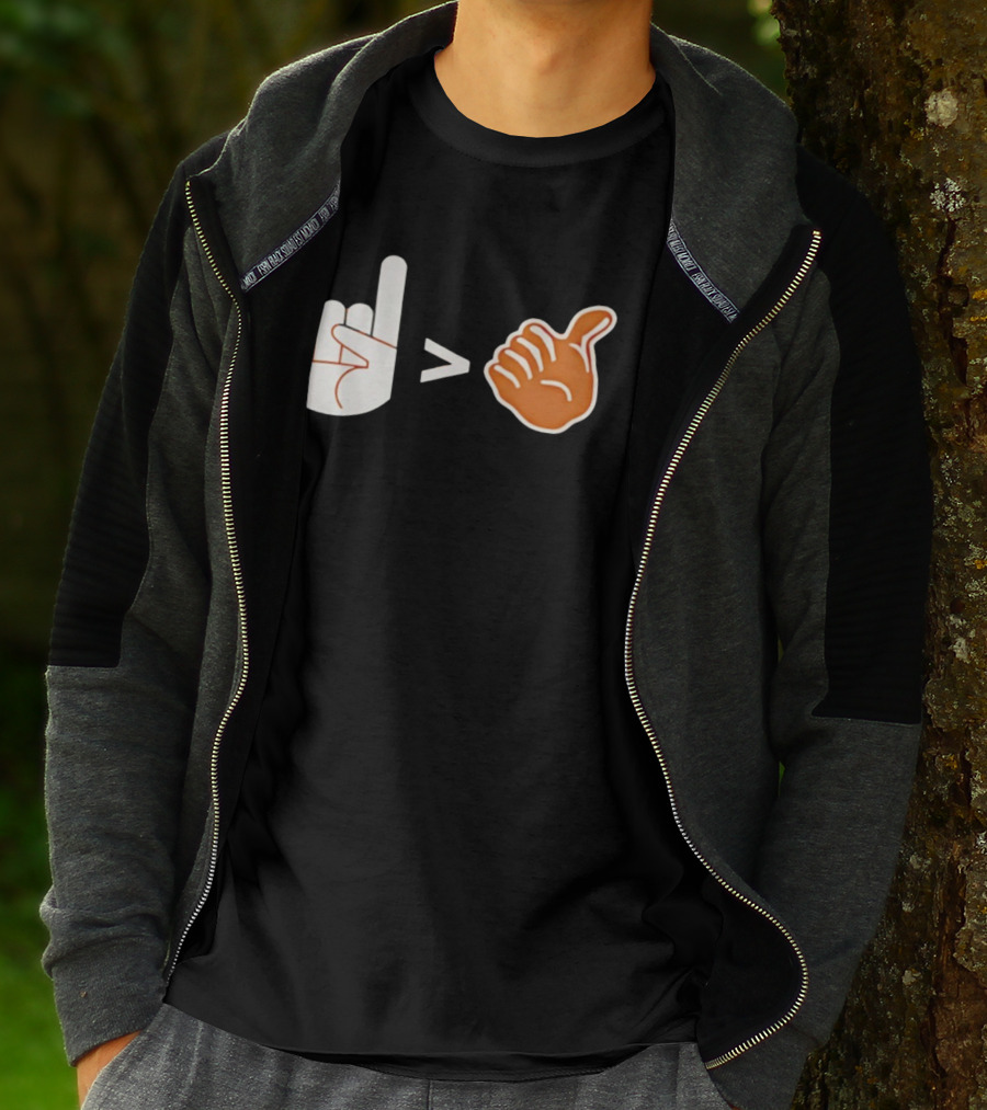 Texas Longhorns Hook ’em Hand Gesture Greater Thumbs Up Symbol 2025 T-Shirt