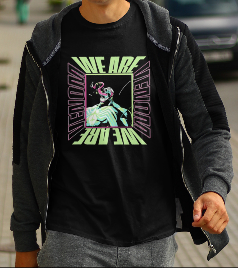 We Are Venom Marvel Comic Character Art T-Shirt