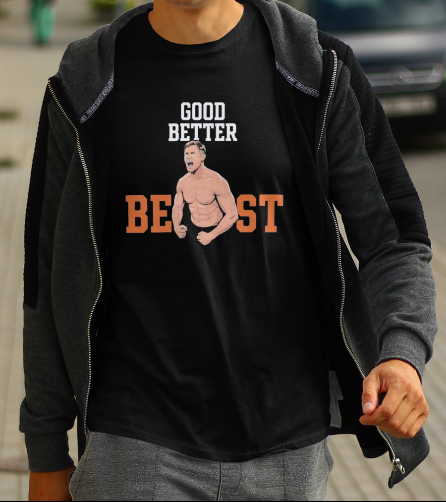 Good Better Beast Chicago Bears Football Ben Johnson T-Shirt