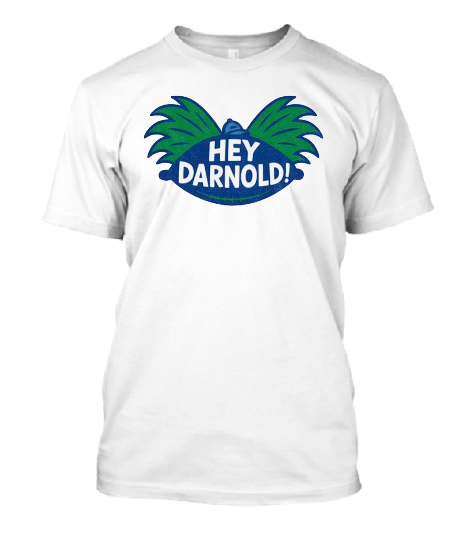 Hey Darnold Hey Arnold Seahawks Football Fusion T-Shirt
