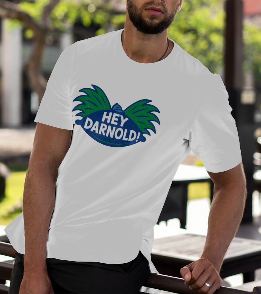 Hey Darnold Hey Arnold Seahawks Football Fusion T-Shirt