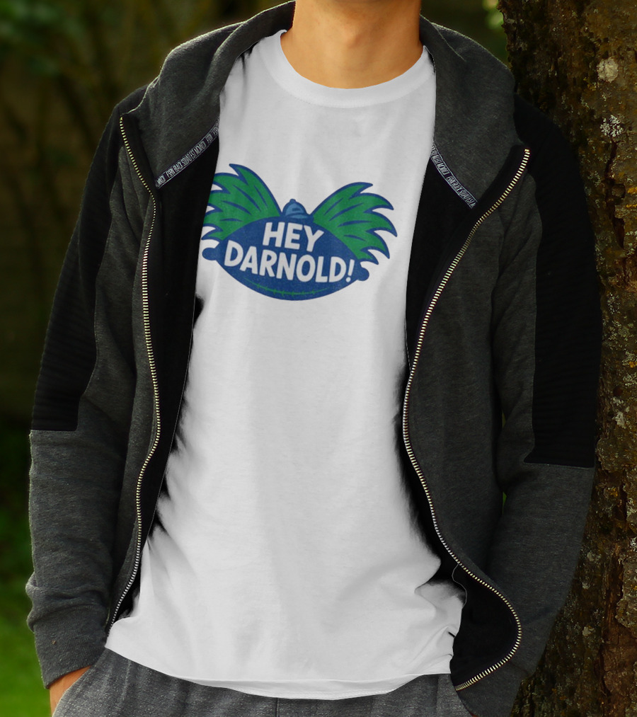 Hey Darnold Hey Arnold Seahawks Football Fusion T-Shirt