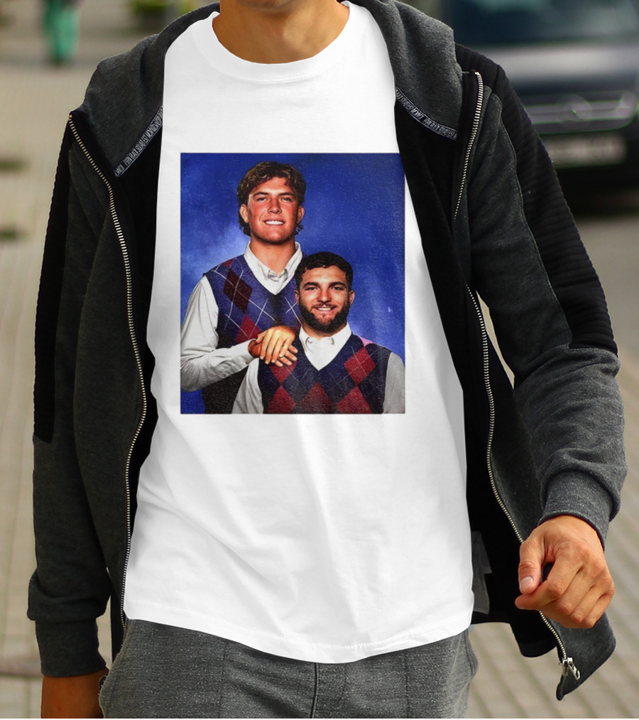 NY Giants Step Brothers Dart And Cam Football Duo T-Shirt