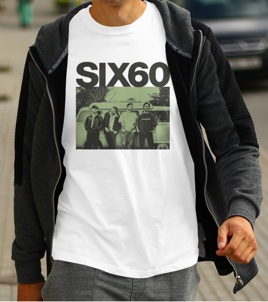 SIX60 The Van Band Photo Vintage Style T-Shirt