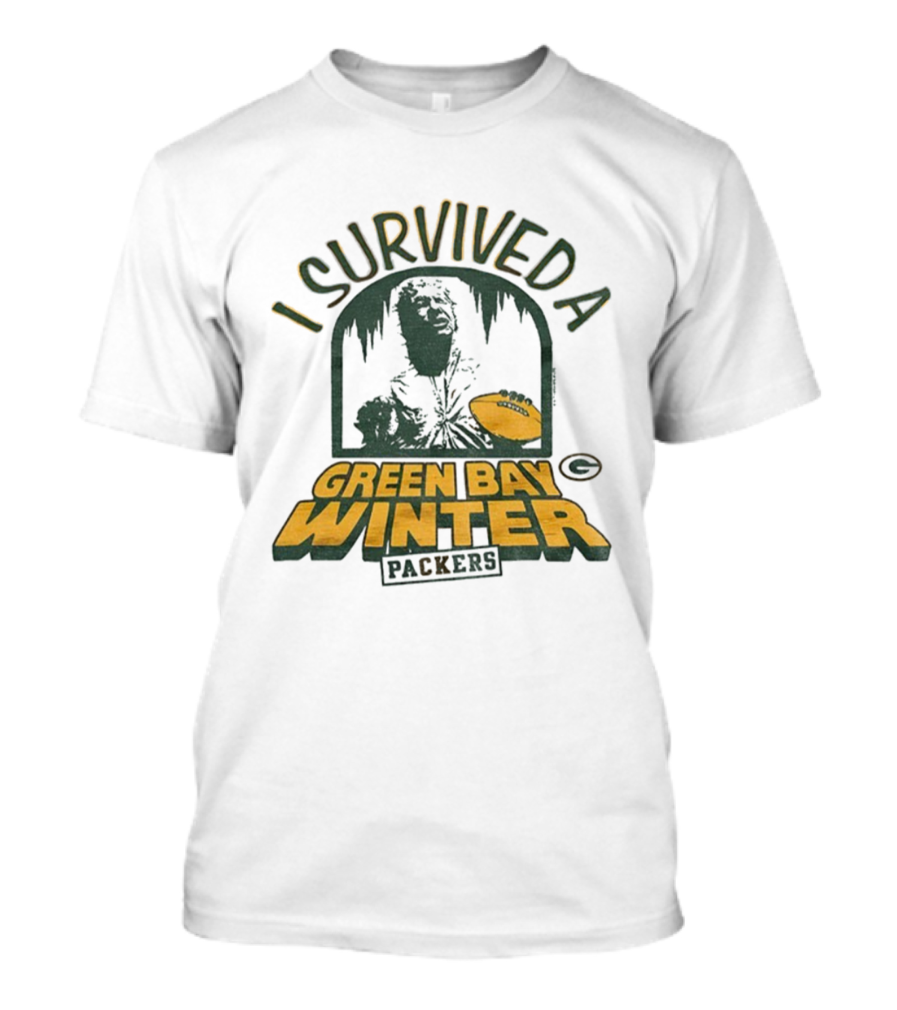 I Survived A Green Bay Winter Packers Star Wars Crossover T-Shirt