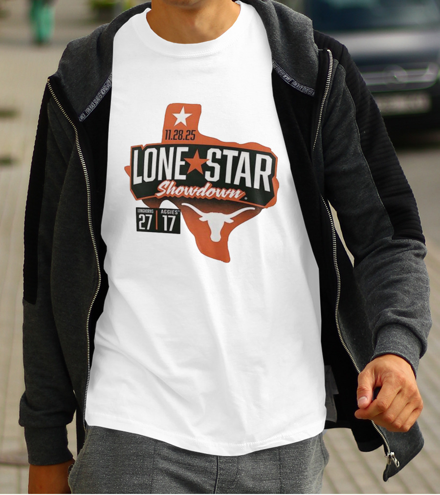 11.28.25 Lone Star Showdown Texas Longhorns 27 Aggies 17 T-Shirt