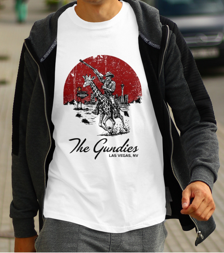 The Gundies Las Vegas Cowboy Giraffe Adventure T-Shirt