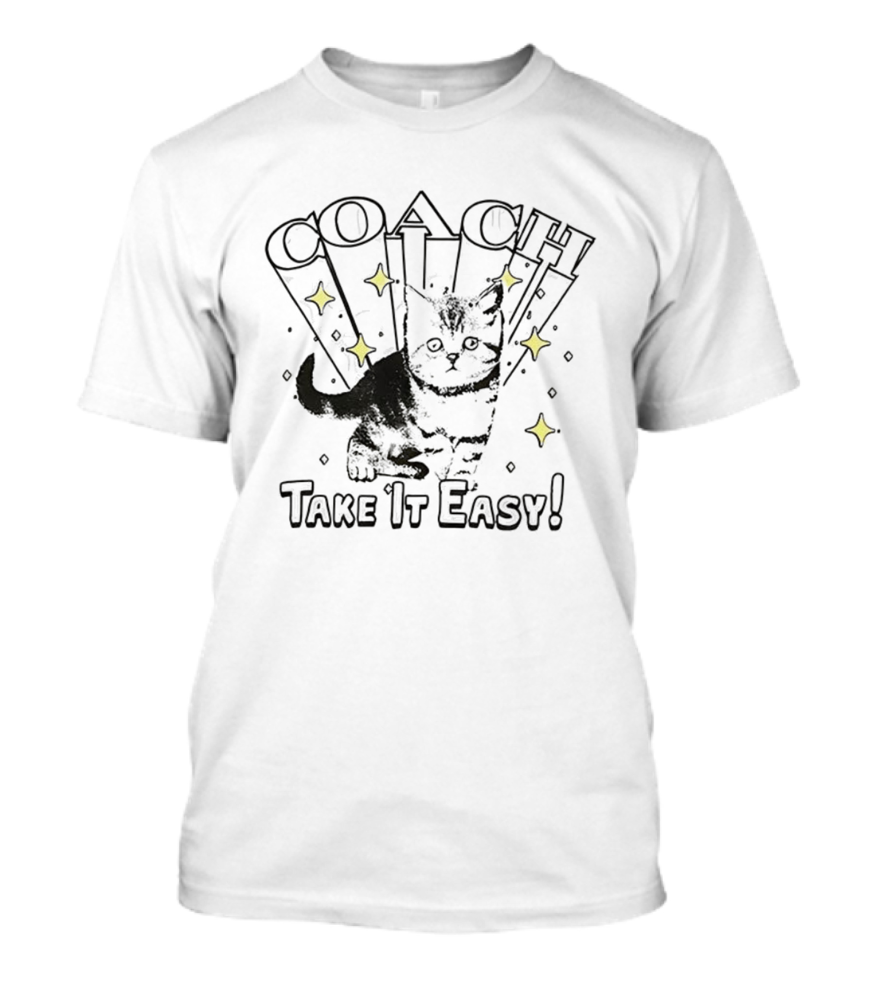 COACH Cat Take It Easy Stars T-Shirt