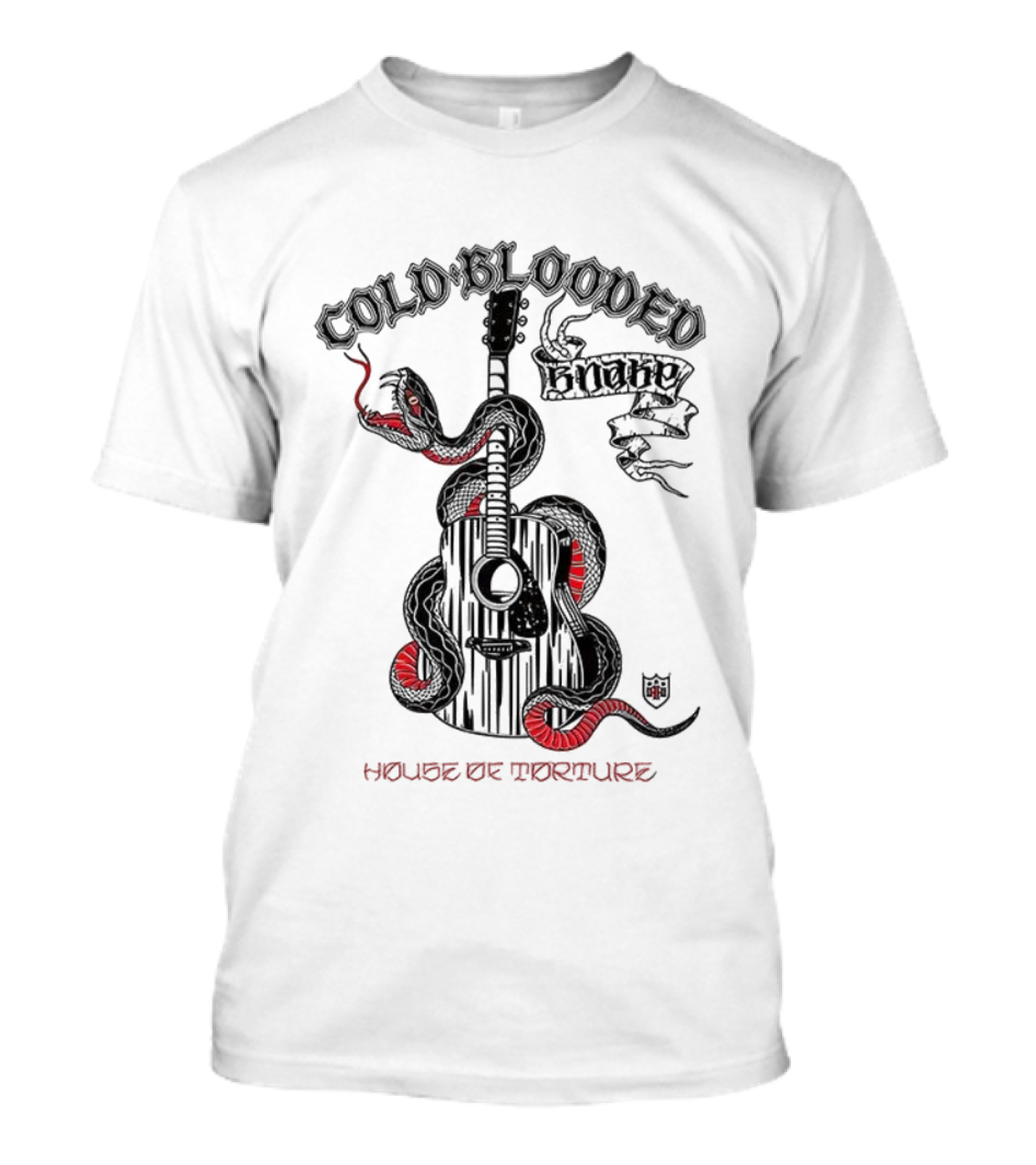 Cold Blooded Snake Guitar House Of Torture T-Shirt