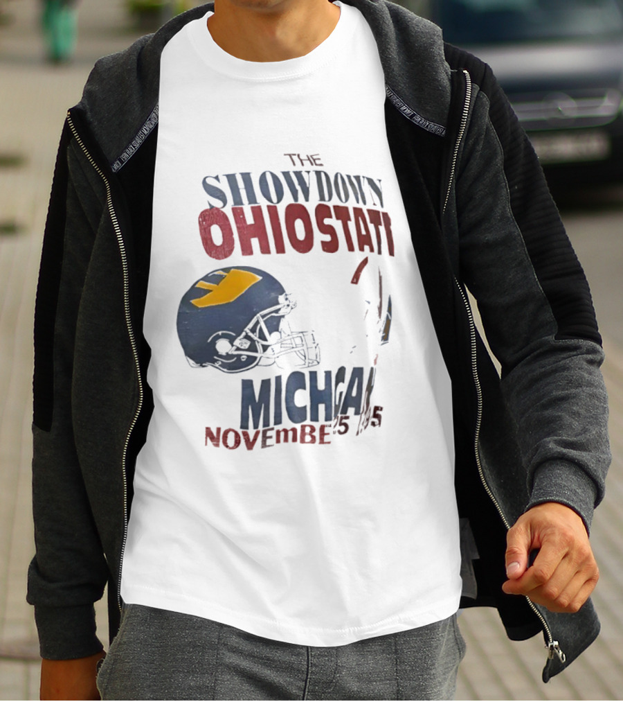Ohio State Buckeyes Vs Michigan Wolverines Showdown November 25th 1995 T-Shirt