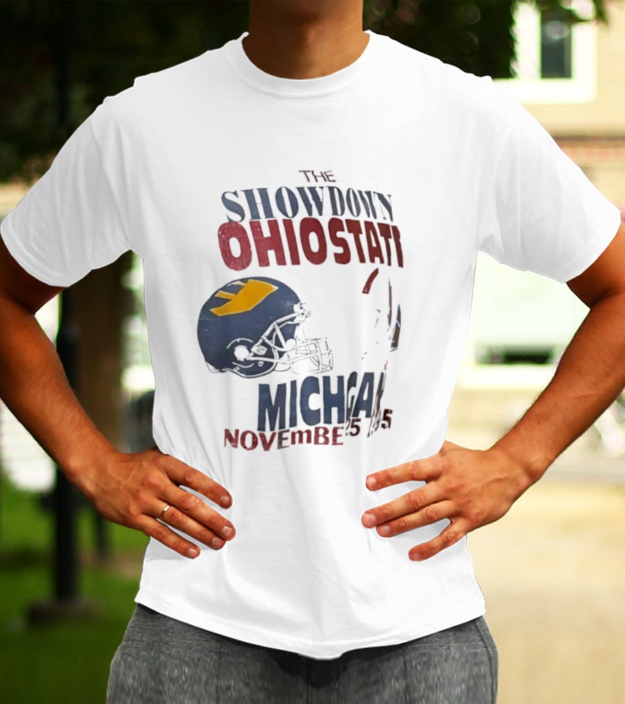 Ohio State Buckeyes Vs Michigan Wolverines Showdown November 25th 1995 T-Shirt