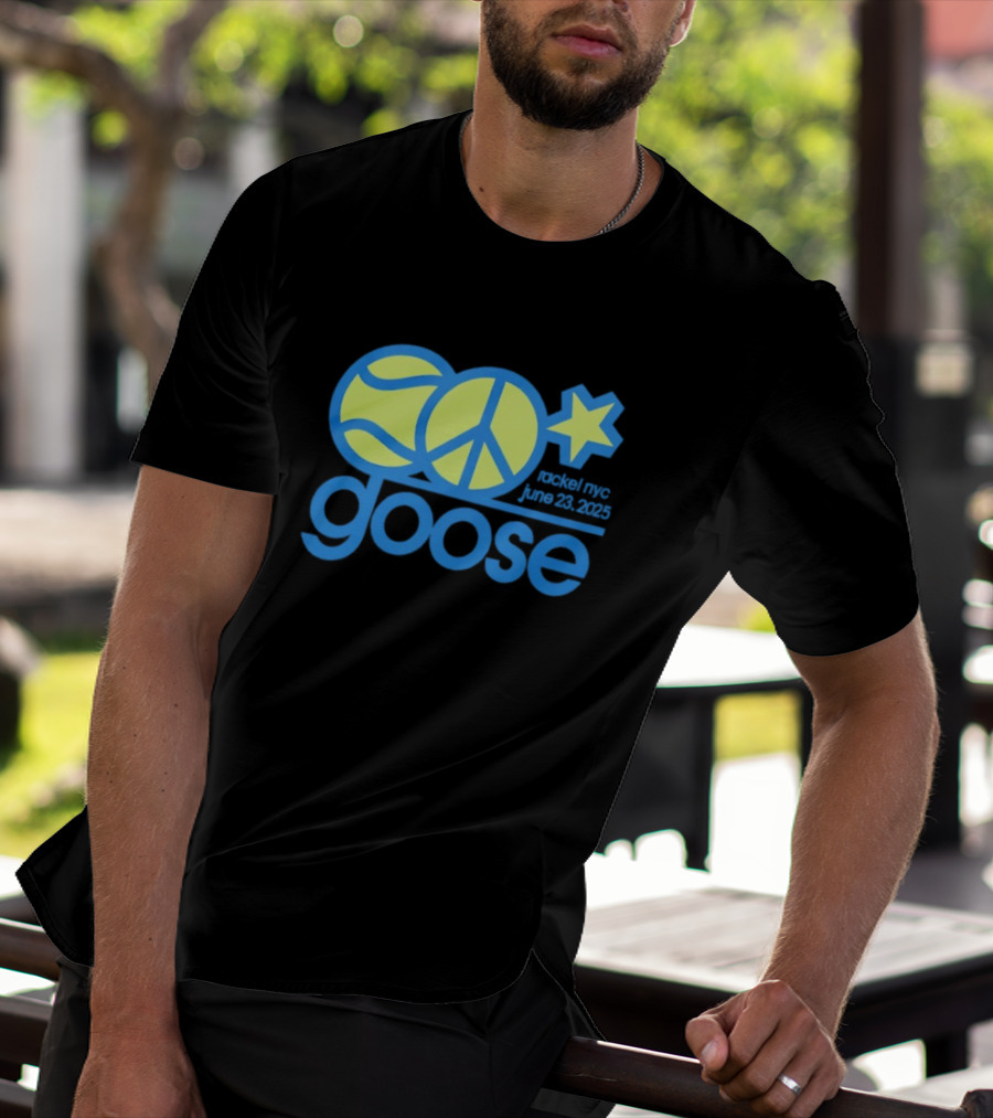 Goose Tennis Peace Star Event NYC June 23 2025 T-Shirt