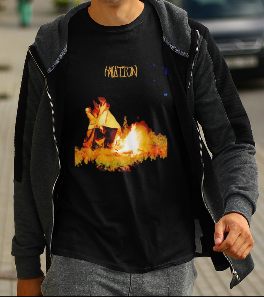 Halation Campfire Tour 2026 Cozy Wilderness Adventure T-Shirt