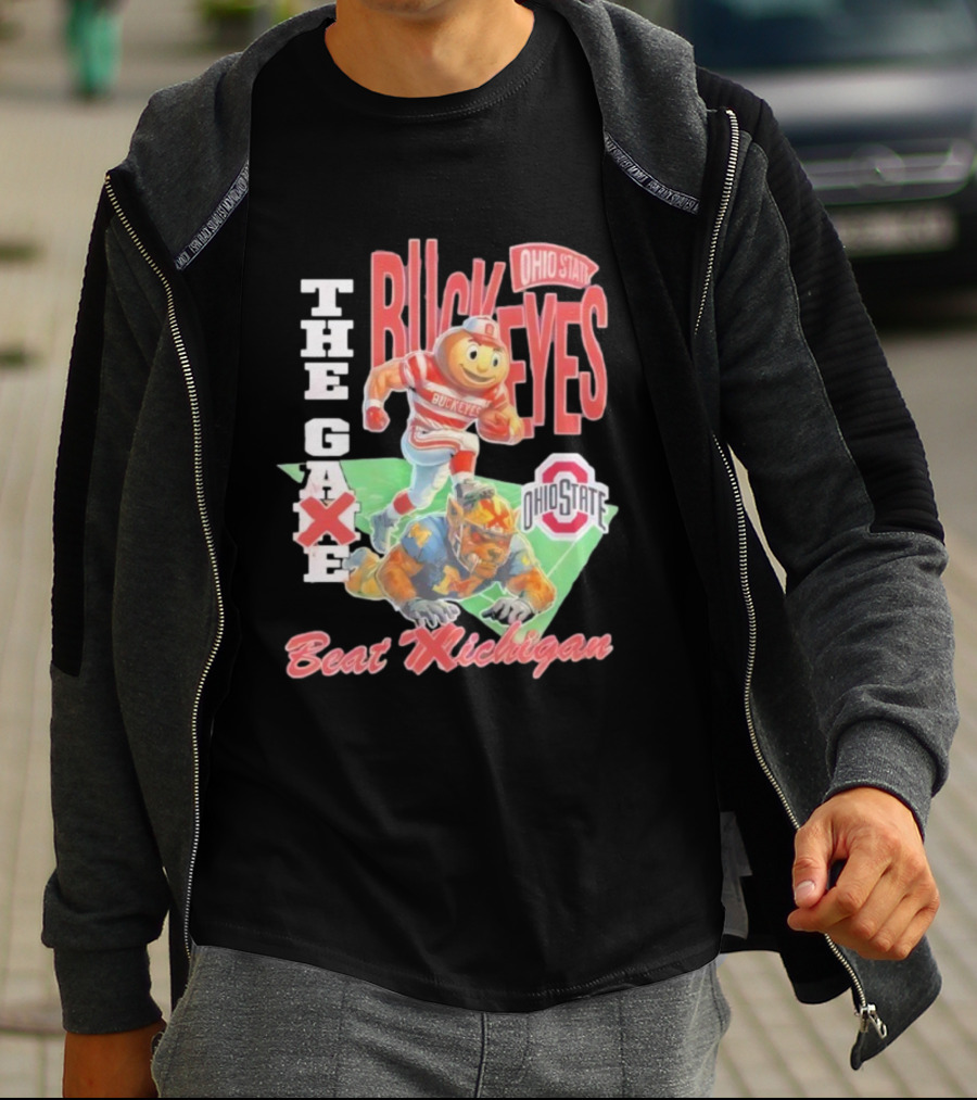 Ohio State Buckeyes 2025 The Game Beat Michigan Vintage Mascot Rivalry T-Shirt