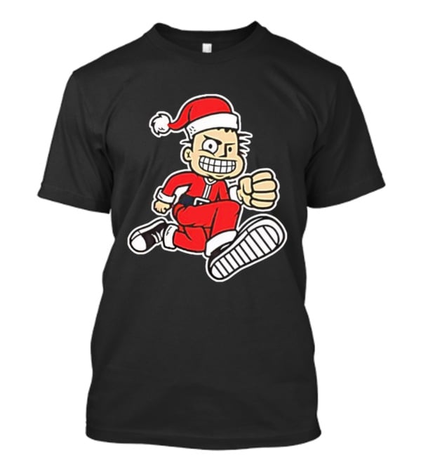 MXPX Santa PX Punk Character In Red Suit With Santa Hat T-Shirt
