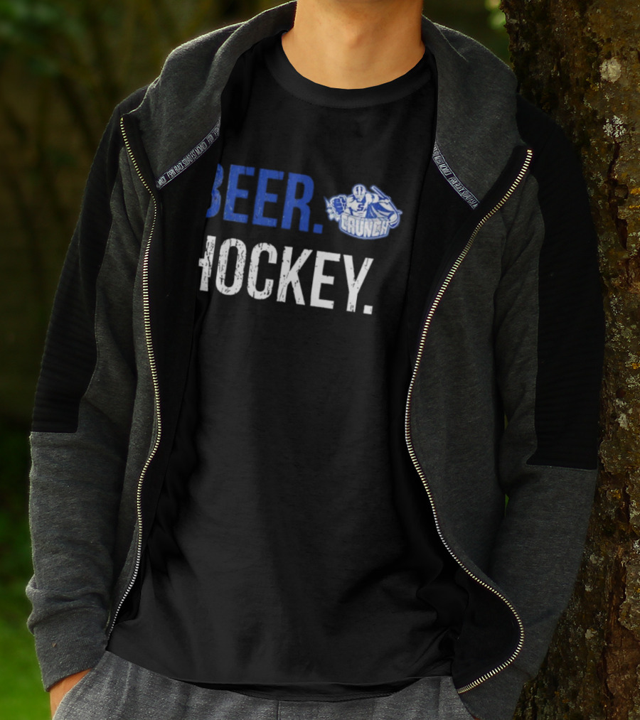 Syracuse Crunch Beer Hockey Enthusiast Apparel T-Shirt