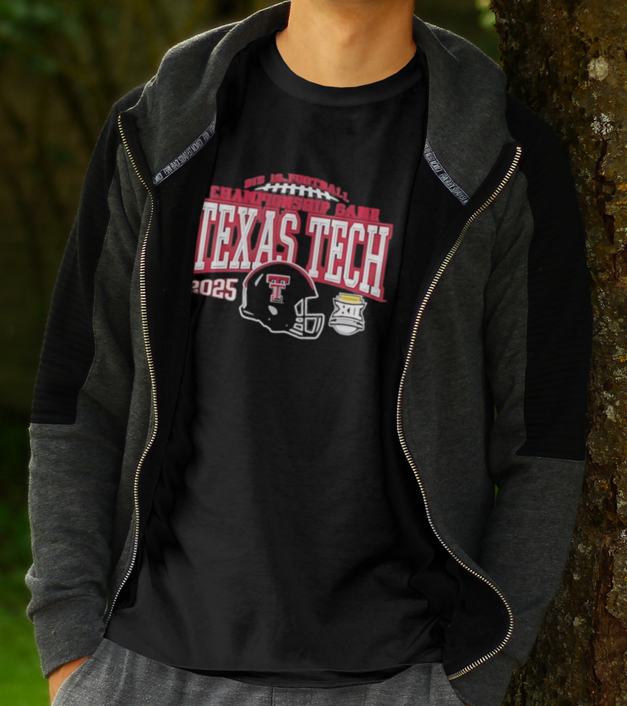Texas Tech Red Raiders Big 12 Football Championship Game 2025 T-Shirt