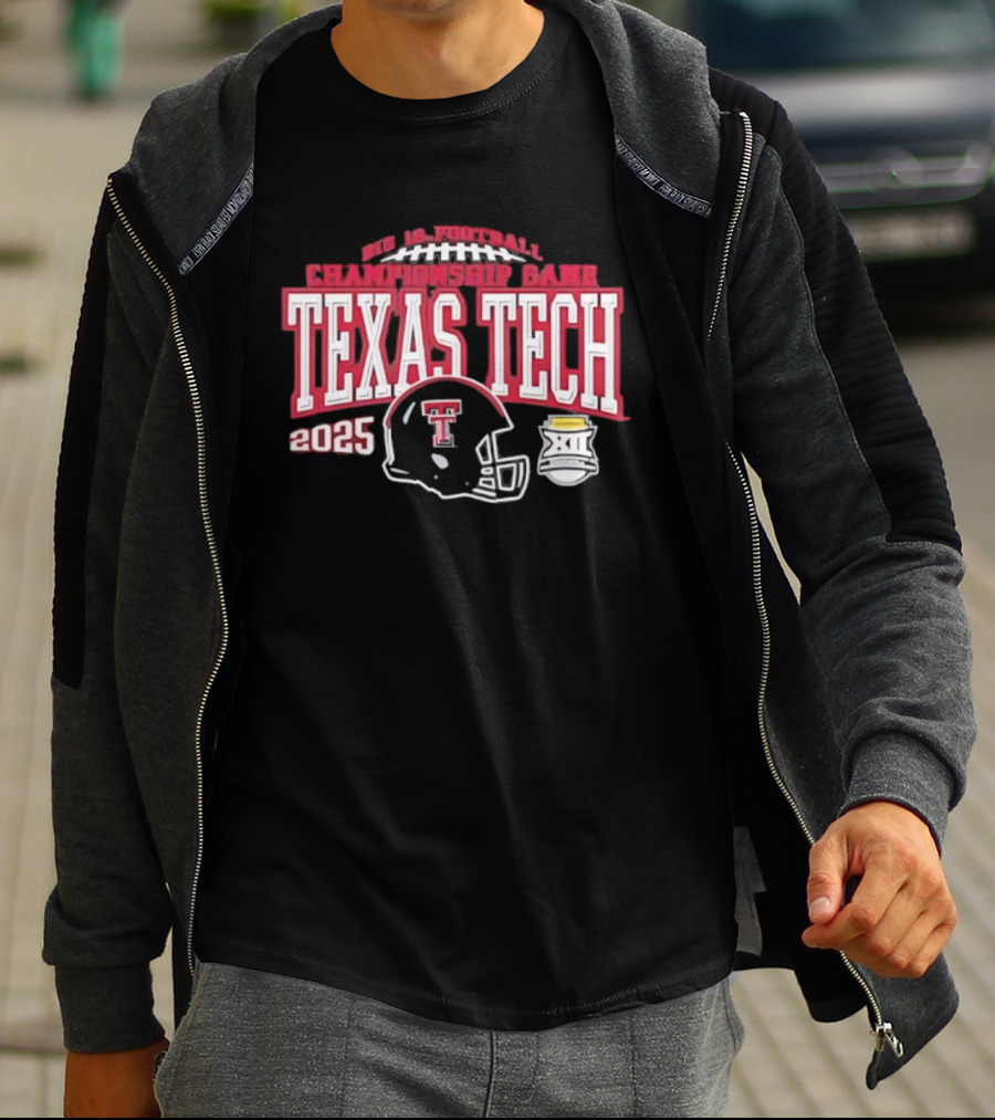 Texas Tech Red Raiders Big 12 Football Championship Game 2025 T-Shirt