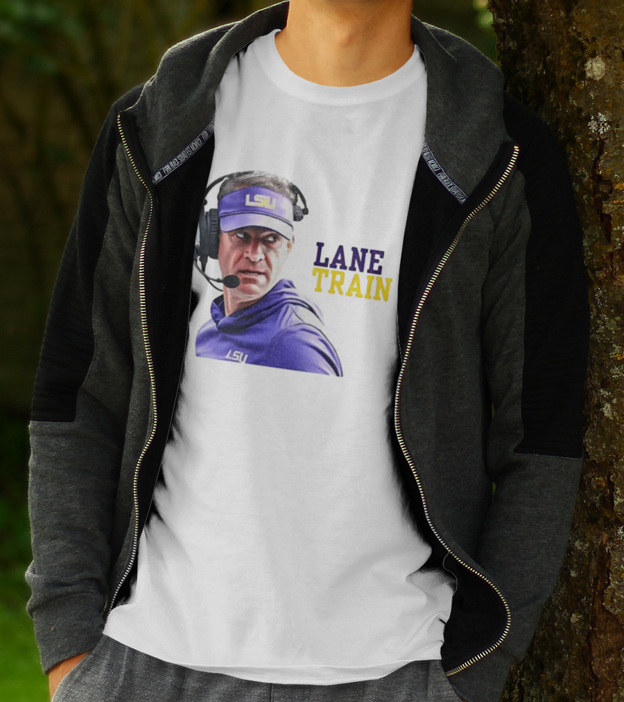 Lane Train Funny Coach LSU Tigers T-Shirt