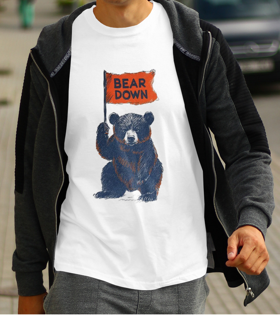 Bear Down Chicago Bears Football 2025 NFL Fan Gear T-Shirt
