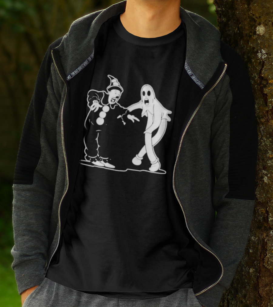 DC Lidstone Koko The Clown And Ghost Dancing Vintage Cartoon Style T-Shirt