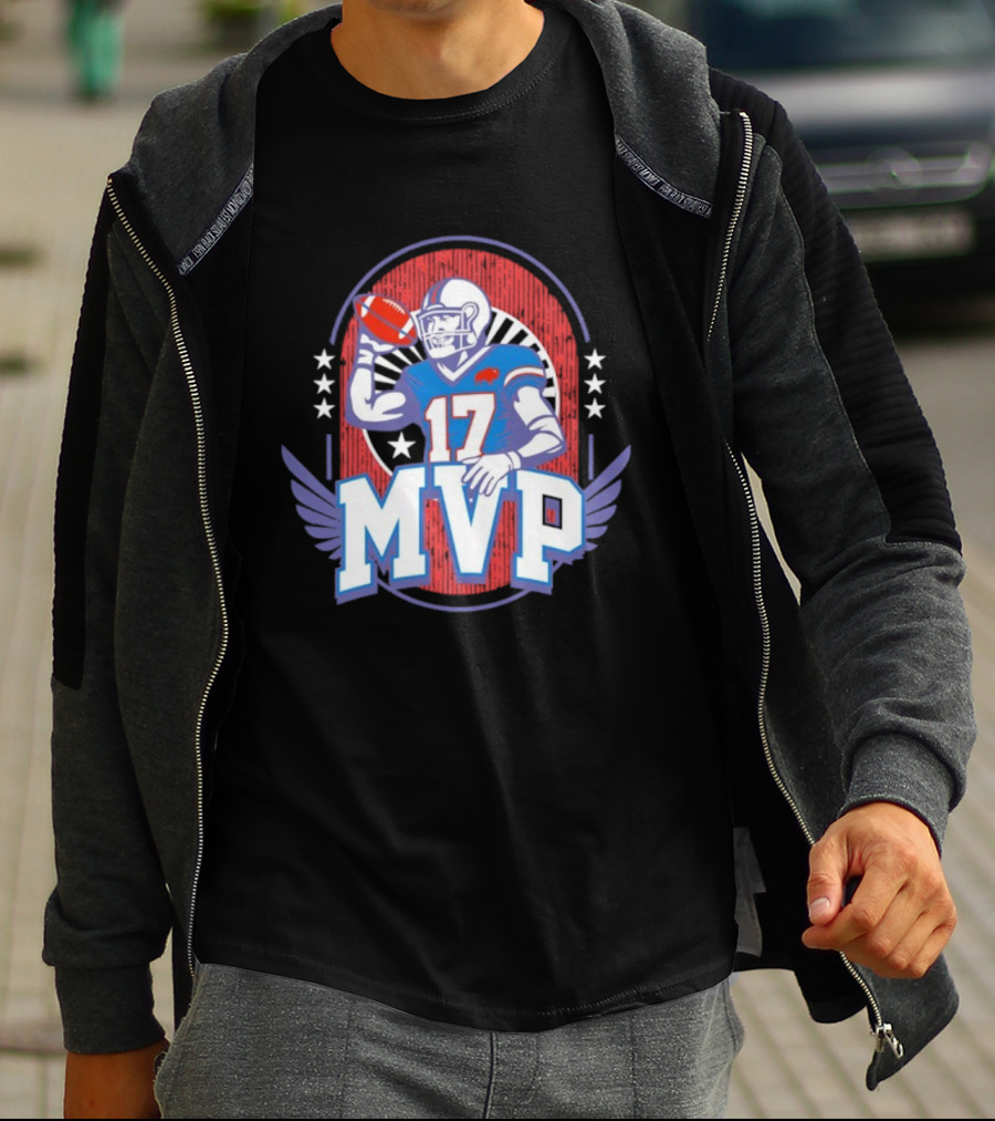 MVP JA17 Buffalo Bills Football Star Quarterback T-Shirt
