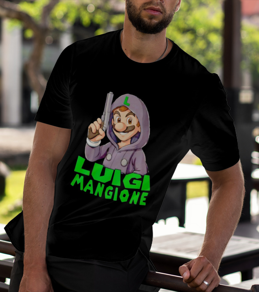 Luigi Mangione Nintendo Persona T-Shirt