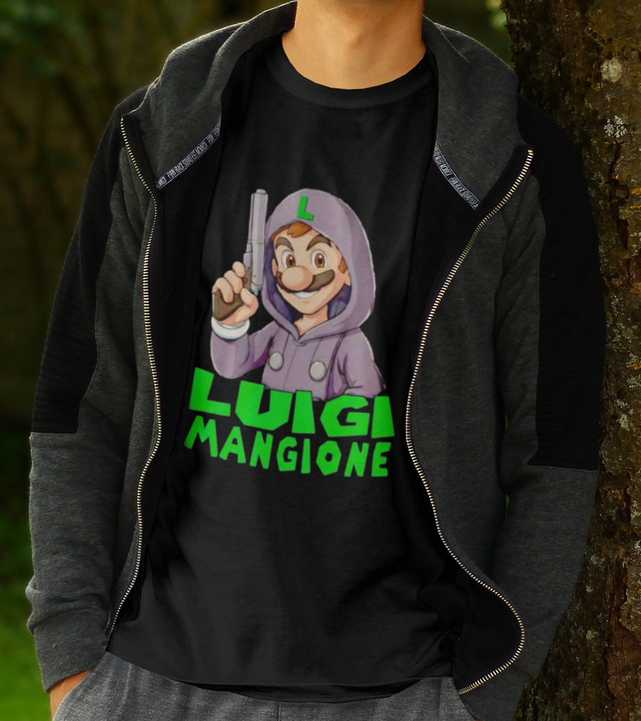 Luigi Mangione Nintendo Persona T-Shirt