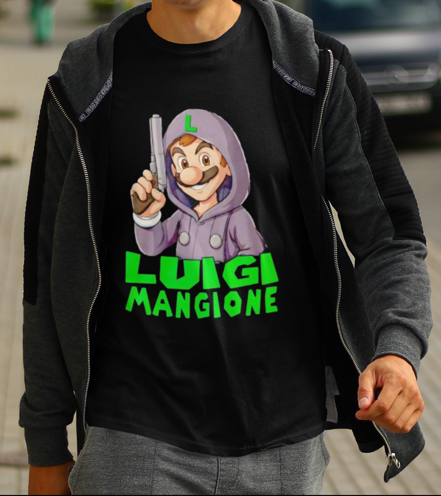 Luigi Mangione Nintendo Persona T-Shirt
